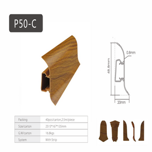 Cheap Pvc Skirting Line P50-C